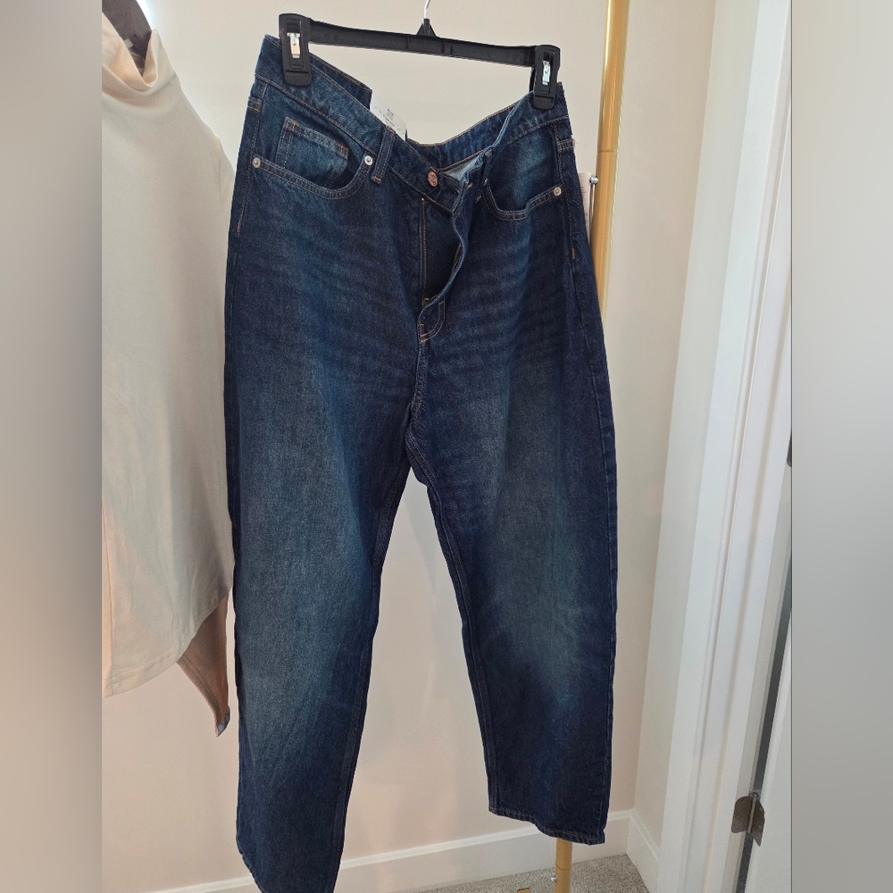 H&M Blue Straight Jeans Classic Style